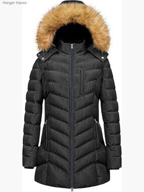 Waterproof Winter Puffer Jacket Warm Long Hooded Coat Parka